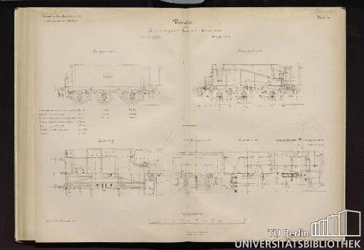 Tender für Personenzug- und Güterzug-Locomotiven.