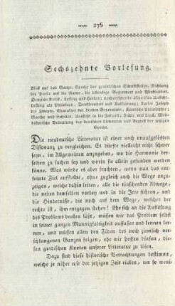Sechszehnte Vorlesung