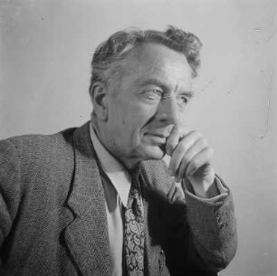 Portrait des Schauspielers Erich Ponto