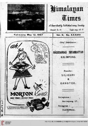 No. XXXVIII (12 May 1957)