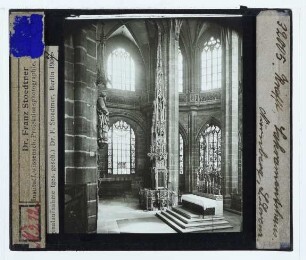 Nürnberg, St. Lorenz,Kraft, Sakramentshaus in St. Lorenz in Nürnberg : Innenansicht, Chor, Sakramentshaus