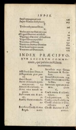 Index Praecipuorum Locorum Communium ...
