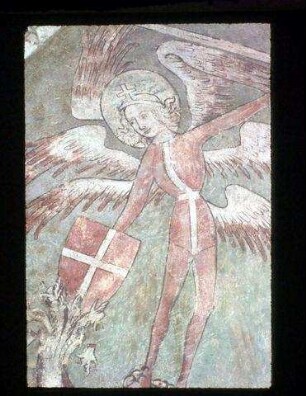 Der Erzengel Michael kämpft gegen den Drachen