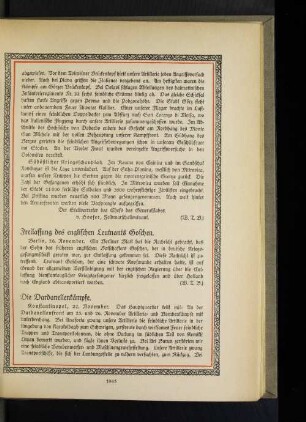 Freilassung des englischen Leutnants Goschen.