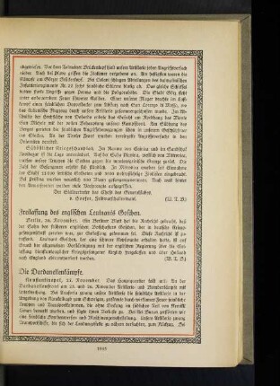 Freilassung des englischen Leutnants Goschen.