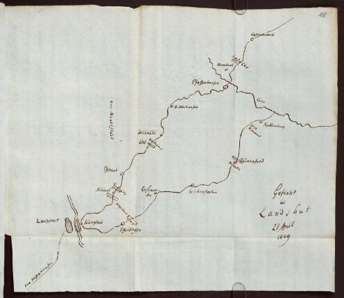 18, Gefechte bei Landshut 21. April 1809