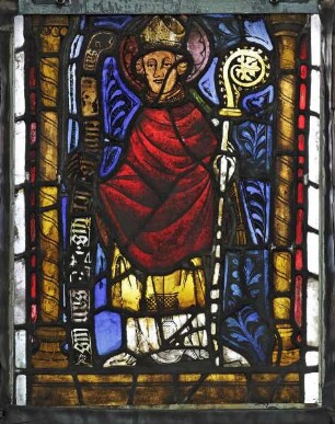 Südliches Chorfenster — Heiliger Bischof