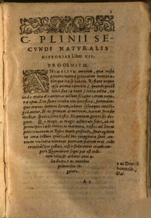C. Plinii Secundi Historiae mundi libri XXXVII. 2. (1593)