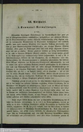 XII. Abschnitt