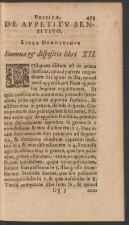 De Appetitu Sensitivo. Liber Duodecimus