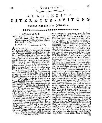 Born, I. v.: Ueber das Anquicken der gold- und silberhältigen Erze, Rohsteine, Schwarzkupfer und Hüttenspeise etc. (Beschluß des Nro. 173 abgebrochnen Artikels.)