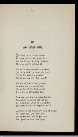 Am Sterbebette