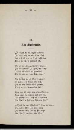 Am Sterbebette