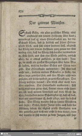 Der getreue Minister