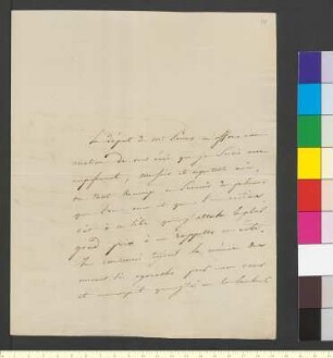 Brief von Le Lorgne d'Ideville, Louis an Goethe, Johann Wolfgang von