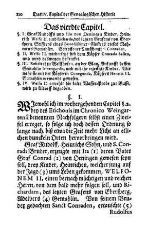 Das vierdte Capitel