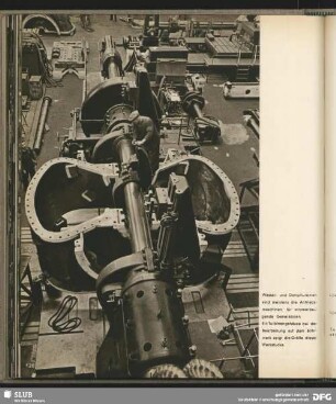 Ljungstrom-Turbine einer bayrischen Maschinenfabrik