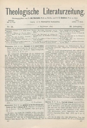 442-446 [Rezension] Charles, R. H., The book of Enoch