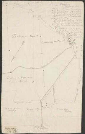 Beylage zu dem Theilungs-Plan zwischen Britzingen, Dattingen und Zunzingen