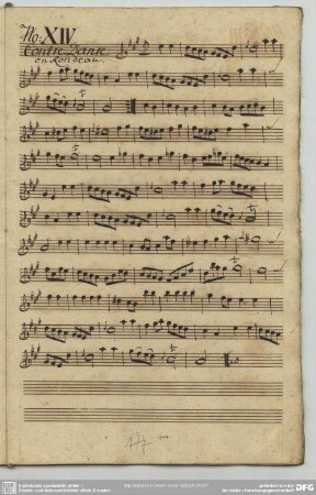 14. Anonymus, Contredanses, A-Dur
