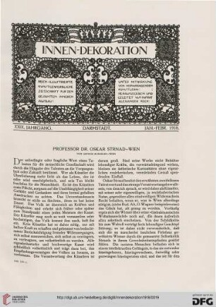 Professor Dr. Oskar Strnad - Wien