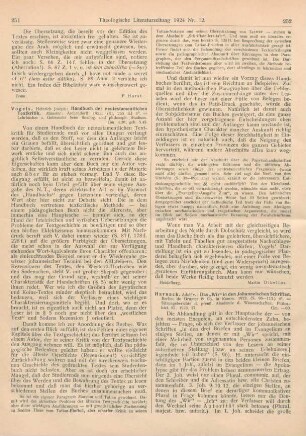 252-255 [Rezension] Harnack, Adolf v., Das „Wir“ in den Johanneischen Schriften