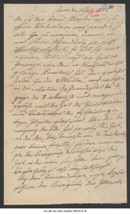 Brief von Fries an Friedrich Francke