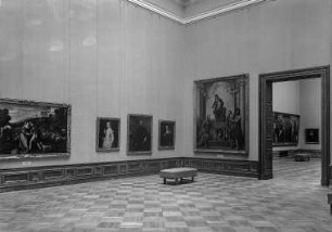 Gemäldegalerie, erstes Obergeschoss, Raum 118/119 (Hängung: Correggio und Tizian)