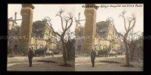 Ruine des Bürgerhospitals am Corso Porta Imperial, Messina
