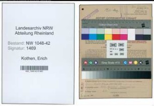 Entnazifizierung Erich Kothen , geb. 26.08.1899 (Kraftfahrer)