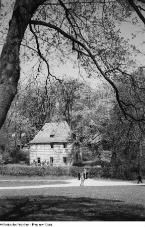 Goethes Gartenhaus im Park an der Ilm
