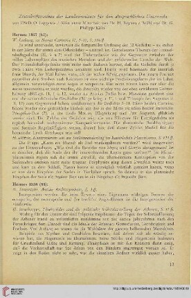 Zeitschriftenschau des Landeinstituts für den altsprachlichen Unterricht