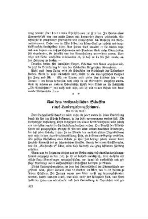 Aus dem weihnachtlichen Schaffen eines Landerziehungsheime