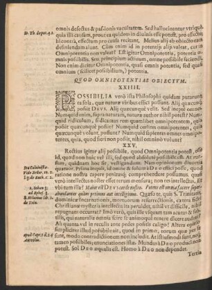 Quod Omnipotentiae Obiectum.