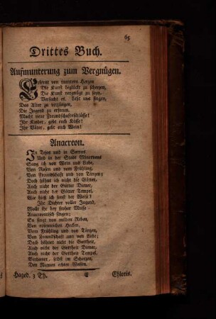 Drittes Buch.