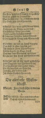 129. Die allerbeste Wissenschafft