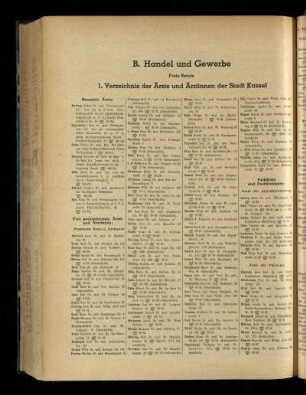 Handel und Gewerbe