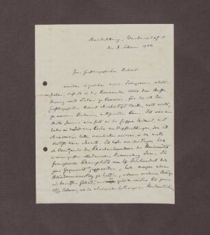 Schreiben von Hermann Oncken an Prinz Max von Baden; Publikationen zur französischen Rheinlandpolitik in England unter Hilfe von George Peabody Gooch