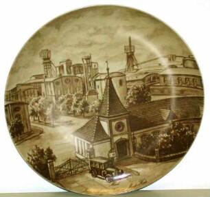 Wandteller "Marl - Zeche Auguste Victoria"