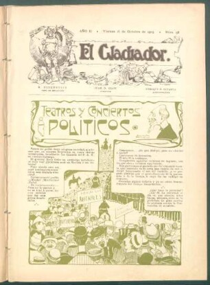 Teatros y conciertos politicos