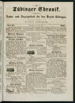 389-412, 22. Mai (Nr. 98) - 30. Mai (Nr. 103)
