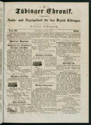 389-412, 22. Mai (Nr. 98) - 30. Mai (Nr. 103)