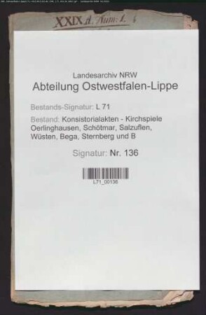 Zweite Reformation [siehe auch Nr. 155]