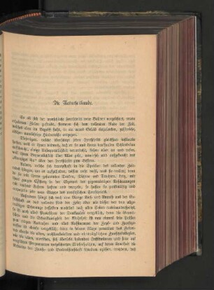 Die Naturheilkunde.