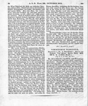 Adrian, J. V.: Skizzen aus England. T. 2. Frankfurt am Main: Sauerländer 1833