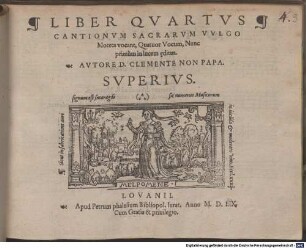 LIBER ... CANTIONVM SACRARVM VVLGO MOTETA VOCANT, QVATVOR VOCVM, 4. Liber quartus