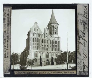 Königsberg, Dom : Außenansicht von NW