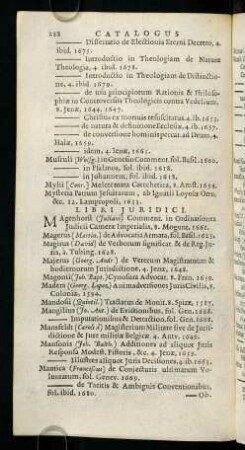 288-305, Libri Juridici. - Libri Miscellanei.