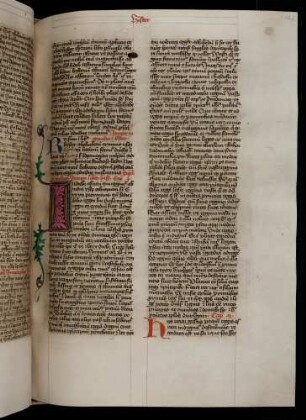 Zierinitiale (Ester): I(n diebus)