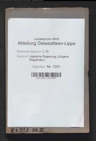 Grenze zwischen dem Amt Sternberg und Hessen-Schaumburg - Band 3